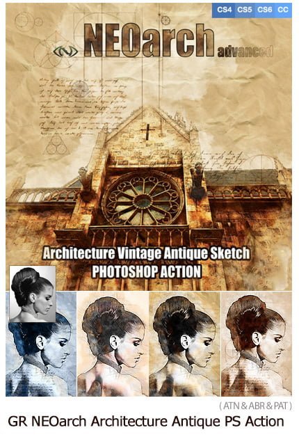 neoarch.architecture.vintage.antique.ps.action.advanced NEOarch Architecture Vintage Antique PS Action Advanced