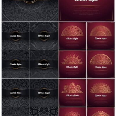 Ornament Geometric And Mandala Vector Background