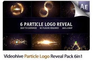 particle logo reveal pack 6in1 after effects template | visualstorms