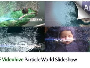 particle world slideshow after effects