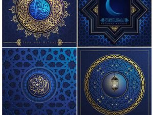 Ramadan Kareem Vector Luxury Greeting Card