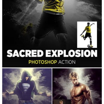Sacred Explosion Photoshop Action