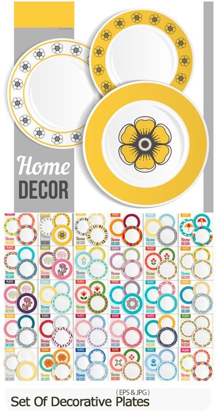 set.of.decorative.plates Set Of Decorative Plates