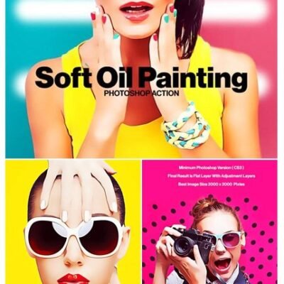 Soft Oil Painting Photoshop Action