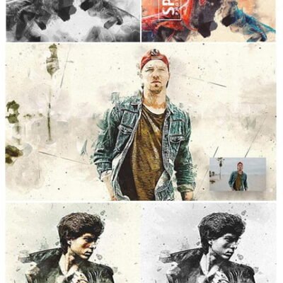 Splatter Paint Photoshop Action