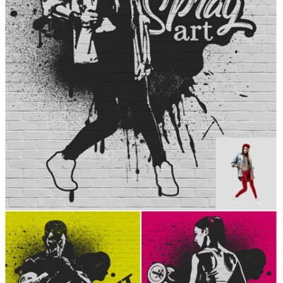 Spray Art Photoshop Action