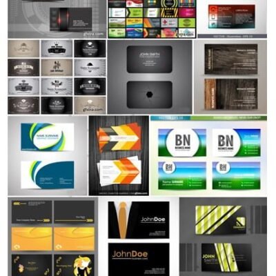 Stock Vectors Business Card Template 04