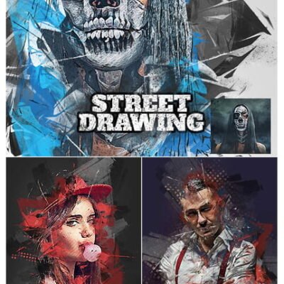 Street Drawing Photoshop Action