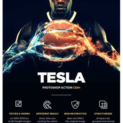 Tesla Photoshop Action