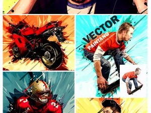 Vector Painting Photoshop Action 02