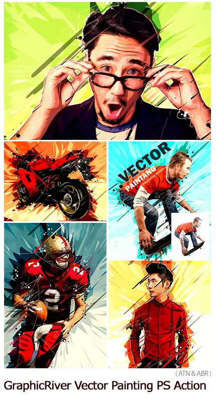 Vector Painting Photoshop Action 02