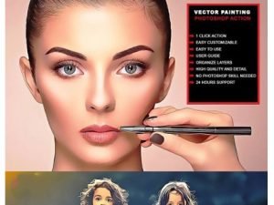 Vector Painting Photoshop Action atn