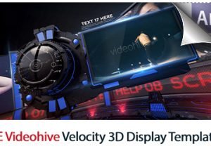 Velocity 3D Display After Effects Templates