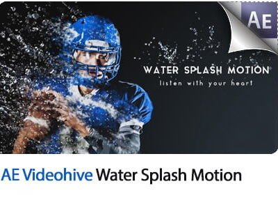 Water Splash Motion After Effects Templates