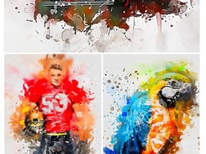 Watercolor Artist Photoshop Action