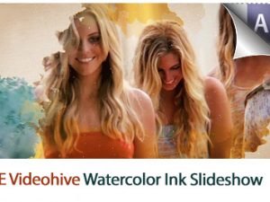 Watercolor Ink Slideshow After Effects Templates