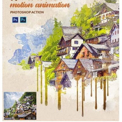 Watercolor Motion Photoshop Action
