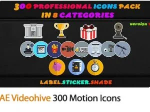 Animated Icons 300 Motion Icons