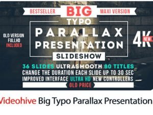 Big Typo Parallax Presentation