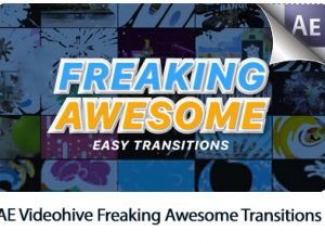 Freaking Awesome Transitions After Effects Template