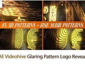 Glaring Pattern Maker Logo Reveal After Effects Template