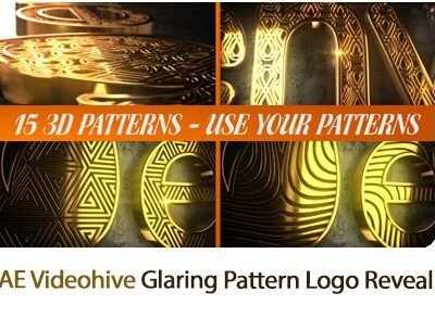 Glaring Pattern Maker Logo Reveal After Effects Template