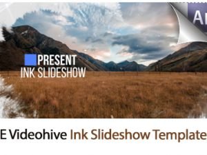 Ink Slideshow After Effects Template