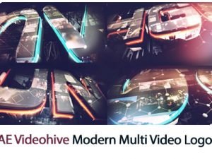 Modern Multi Video Logo After Effects Template