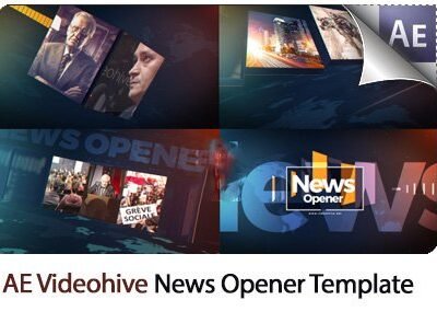 News Opener After Effects Template