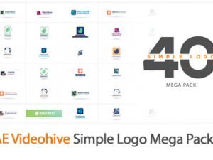 Simple Logo Mega Pack After Effects Template