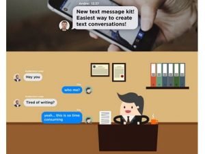 Text Message Generator After Effects Template