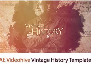 Vintage History After Effects Template