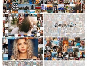 10 Mosaic Logo Reveals After Effects Templates