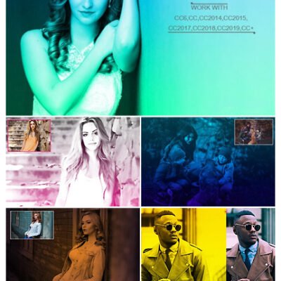 20 Duotone Photoshop Actions