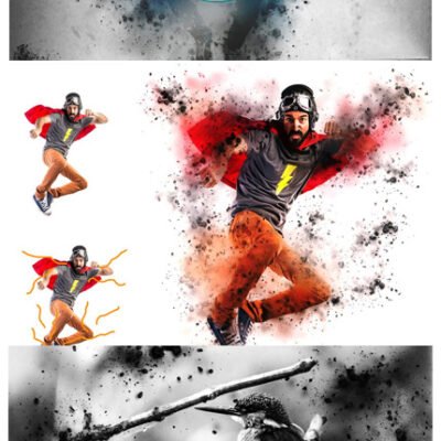 3D Dispersion Photoshop Action