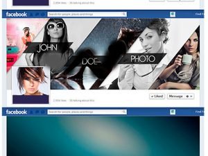 5 Premium Facebook Cover Photos PSD Template