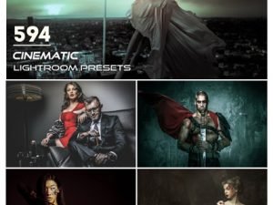 594 Cinematic Lightroom Presets irtemplate