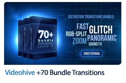 70 Bundle Glitch And RGB-split Transitions SoundFX