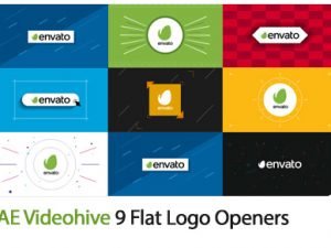 9 Flat Logo Openers