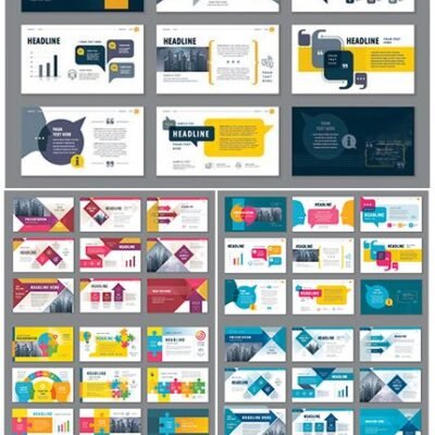 Abstract Presentation Infographic Elements Template Design
