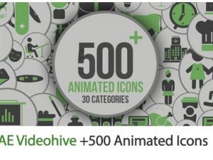 Animated Icons 500 After Effects Templates