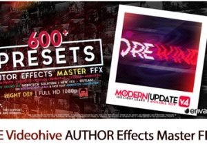 AUTHOR Effects Master FFX After Effects Presets