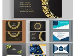 Business Card Vector Templates 2018