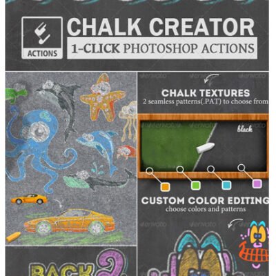 Chalk And Chalkboard Photoshop Creator