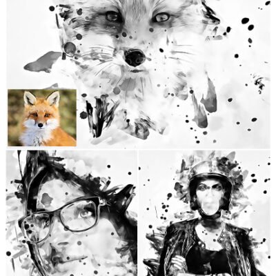 Charcoal Sketch Potoshop Action