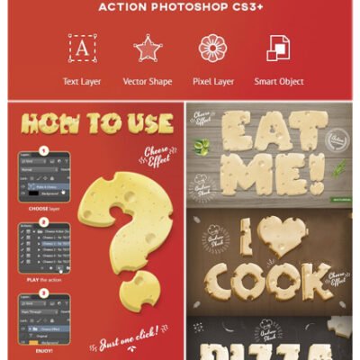 Cheese Photoshop Action