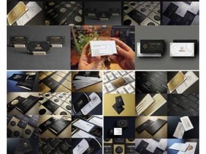 CM 50 Golden Business Cards Bundle