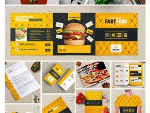 CM Branding Identity For Fast Food