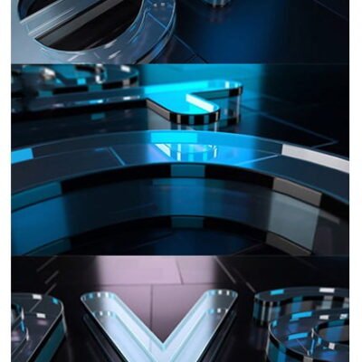 Cool Glass Logo After Effects Templates