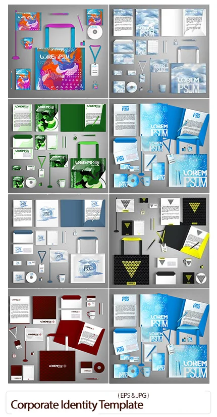 Corporate Identity Template Design Vector Business Set Stationery